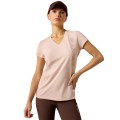 ARIAT LADIES VERTICAL LOGO SHORT SLEEVE T-SHIRT